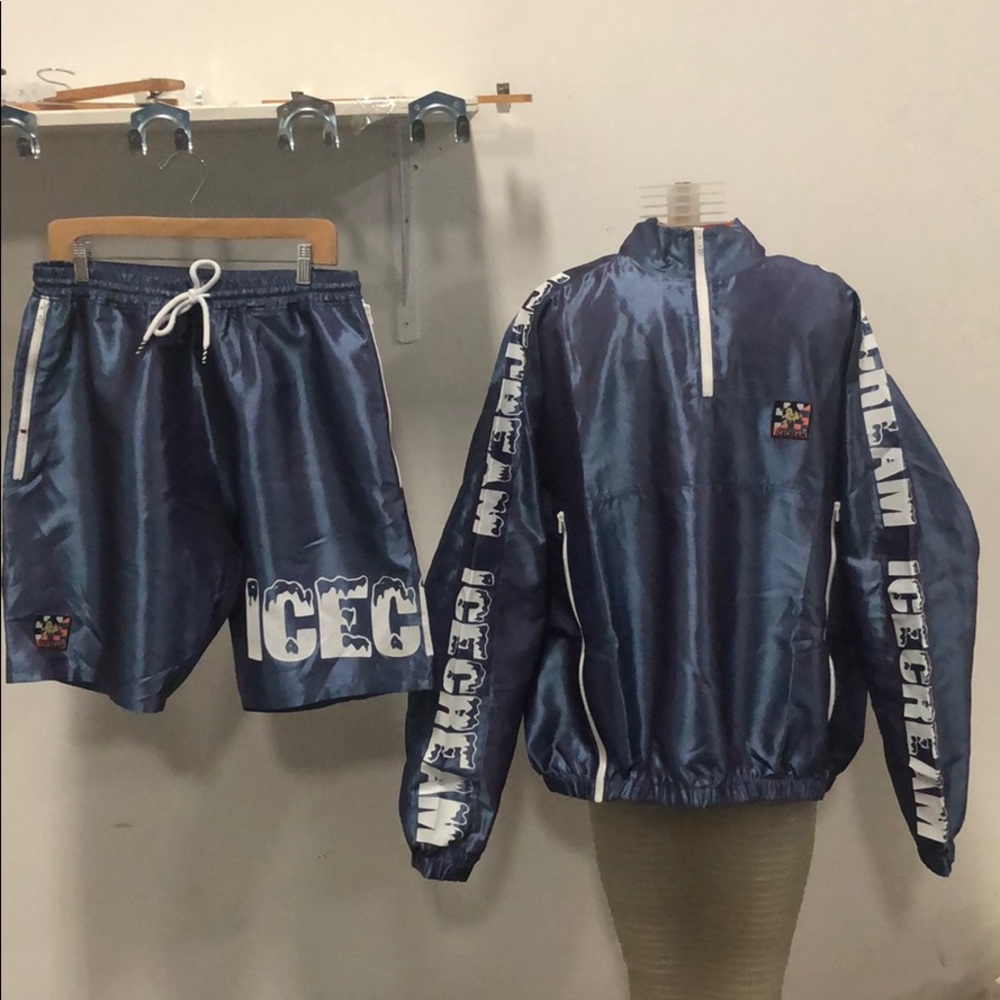 NWT BILLIONAIRE BOYS CLUB ICE CREAM short & jacket - Picture 2 of 9